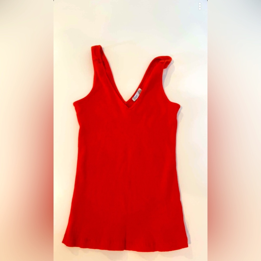 I am selling this red tank top! It is very good for summer, work outs, and more!